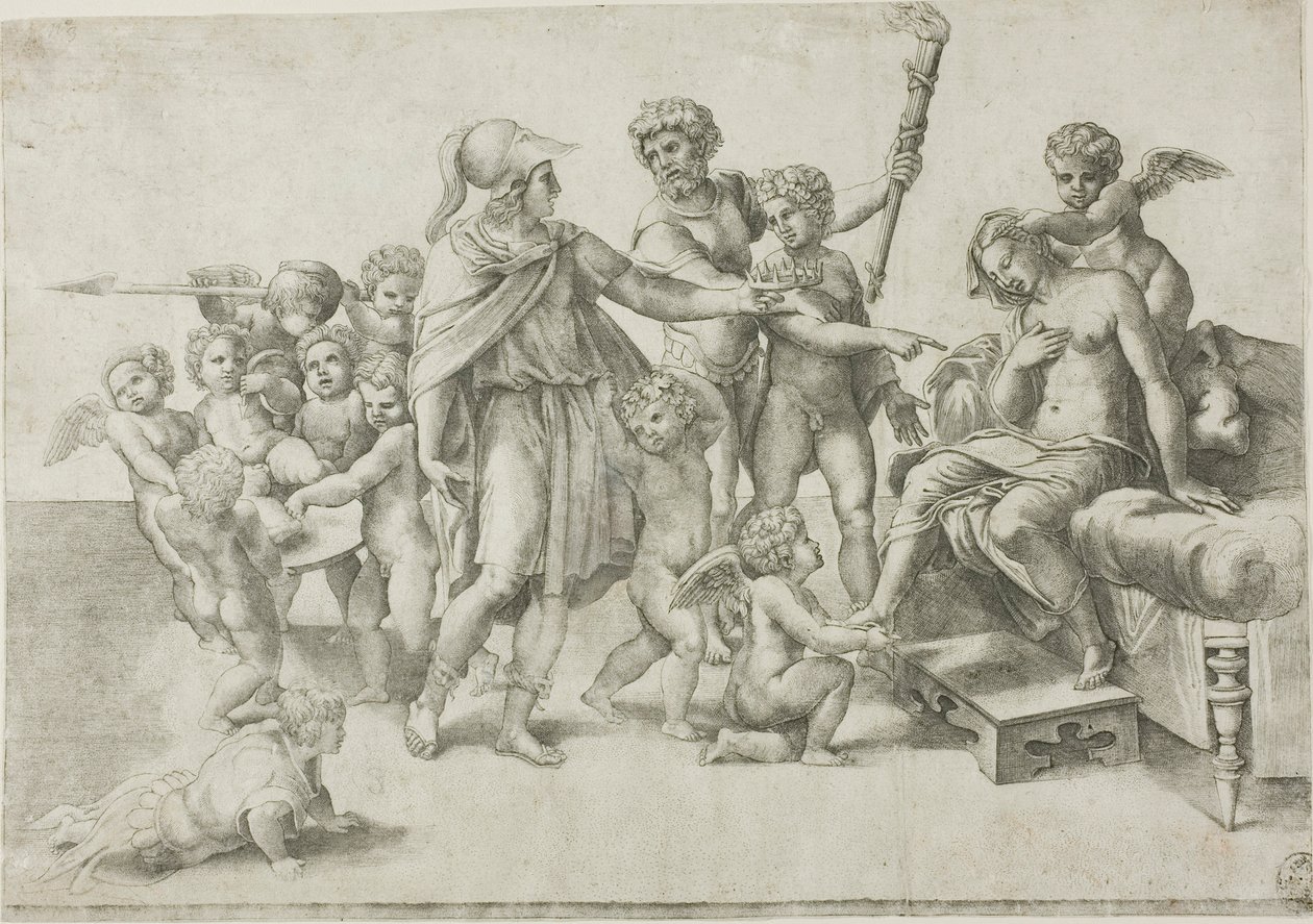 Alessandro e Rossana da Giovanni Jacopo Caraglio