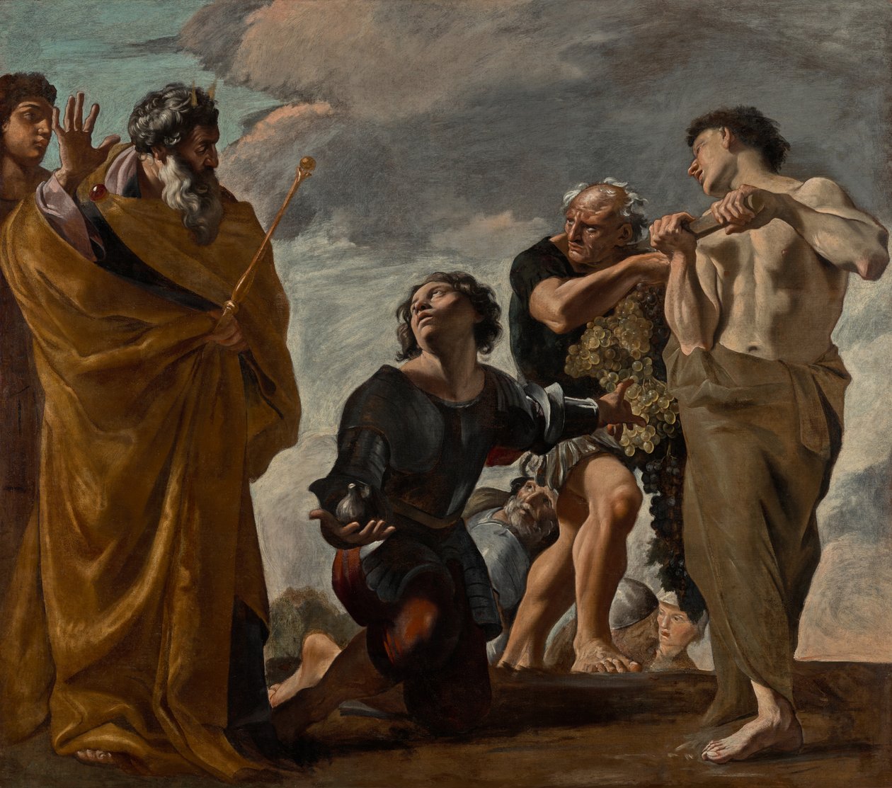 Mosè e i messaggeri di Canaan da Giovanni Lanfranco