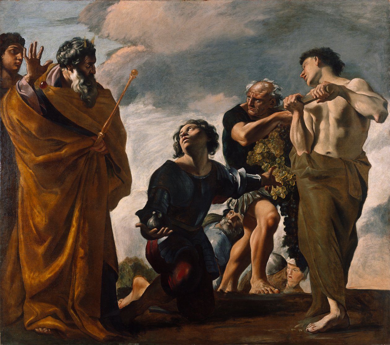 Mosè e i messaggeri di Canaan, 1621-24 da Giovanni Lanfranco