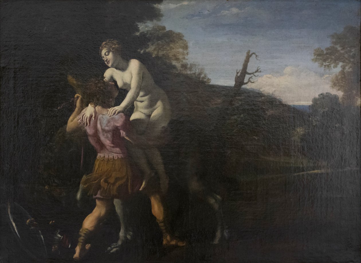 Ruggiero libera Angelica da Giovanni Lanfranco