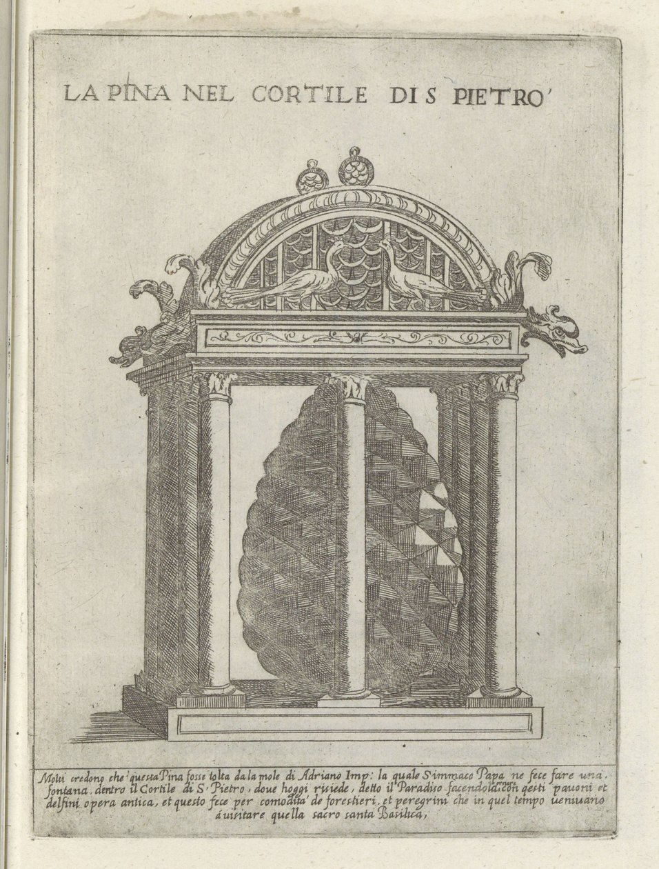 La Pigna in Vaticano da Giovanni Maggi