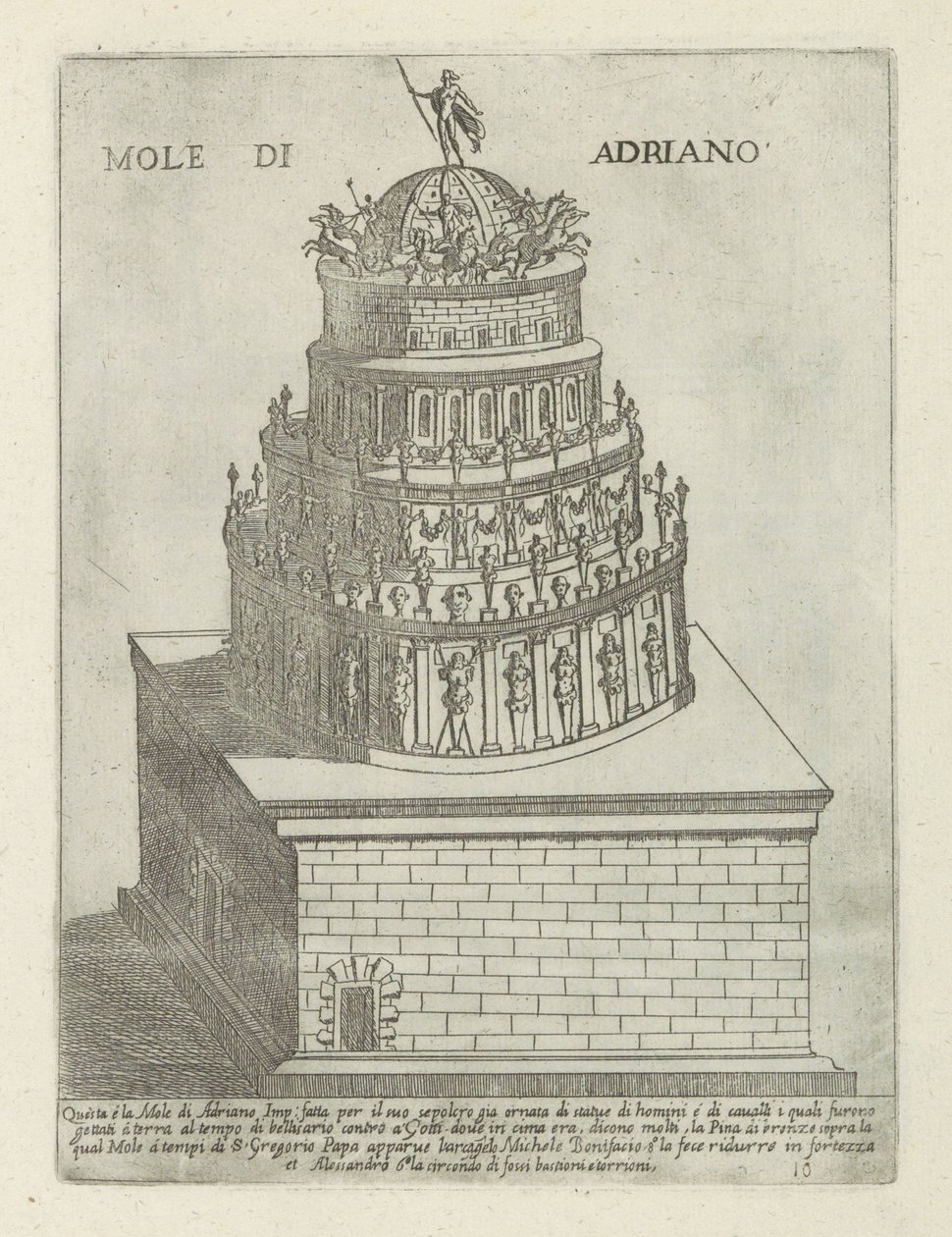 Mausoleo di Adriano da Giovanni Maggi