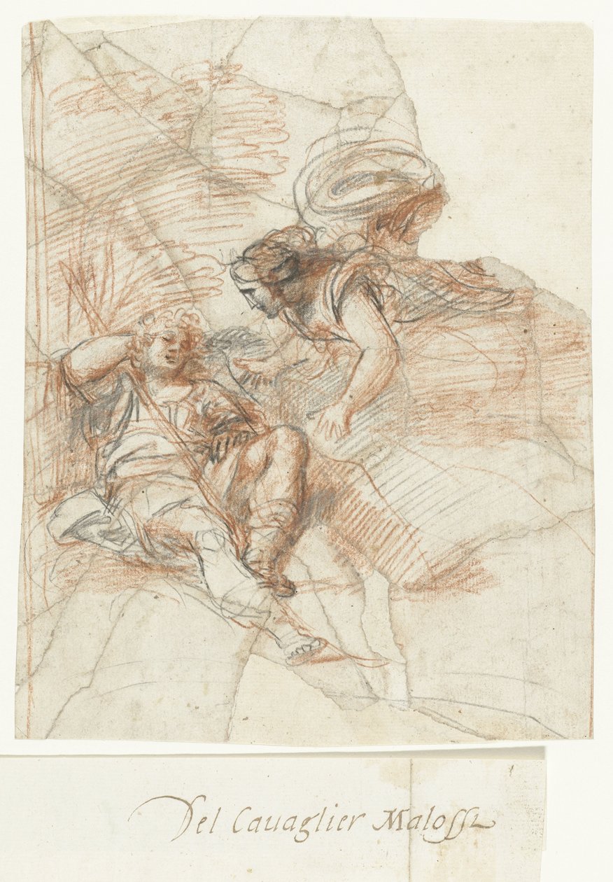 Diana visita Endimione da Giovanni Mannozzi