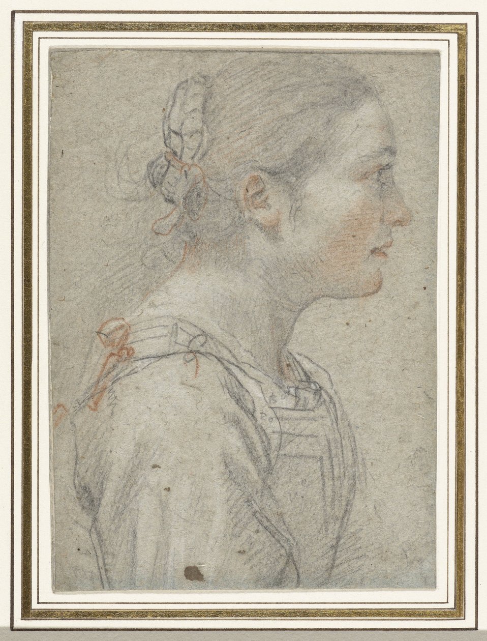 Ritratto di una giovane donna sconosciuta da Giovanni Mannozzi