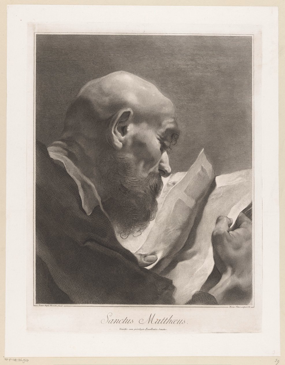 Apostolo Matteo (Sanctus Matthaeus, Apostoli) da Giovanni Marco Pitteri