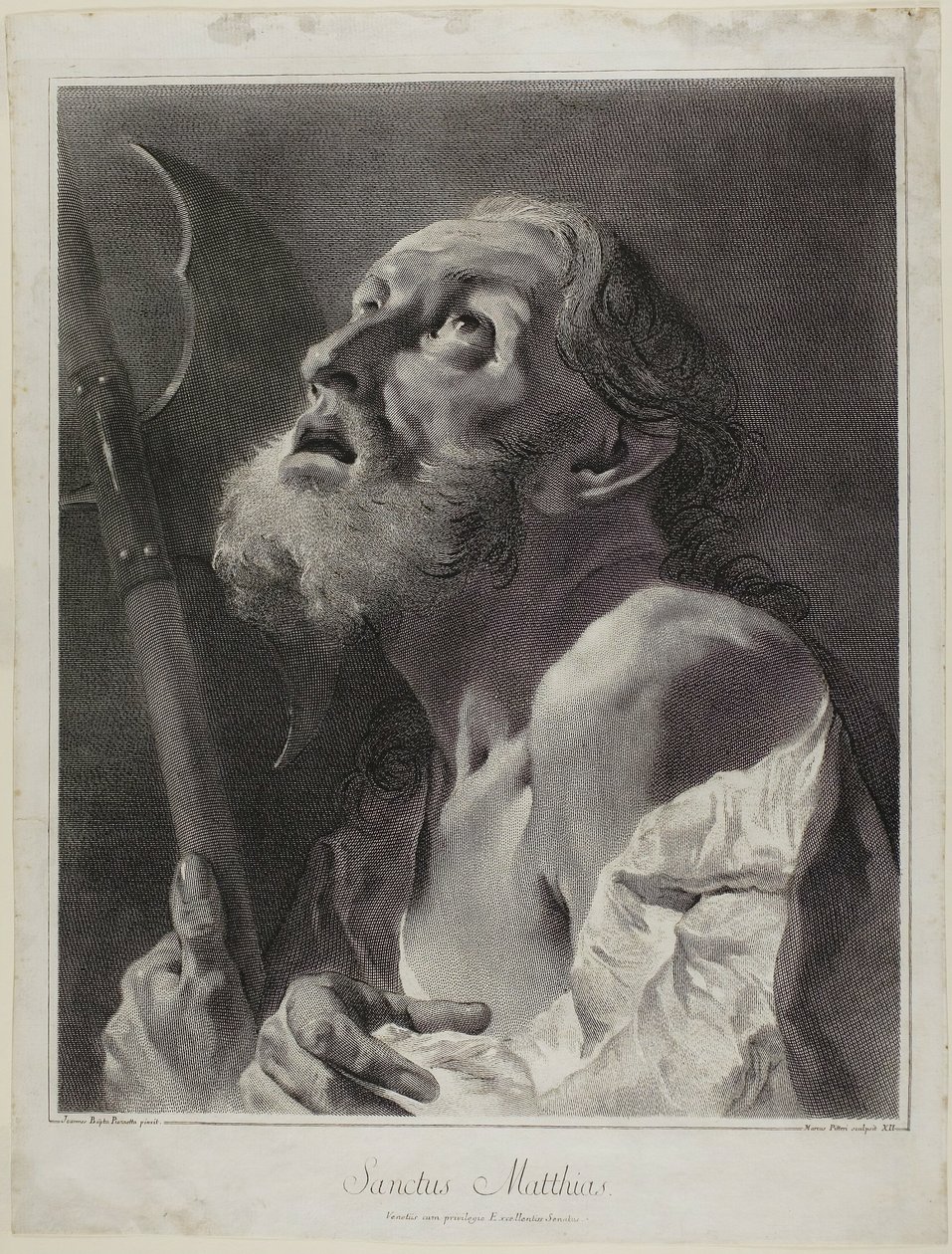 Dio Padre e undici dei dodici apostoli da Giovanni Marco Pitteri