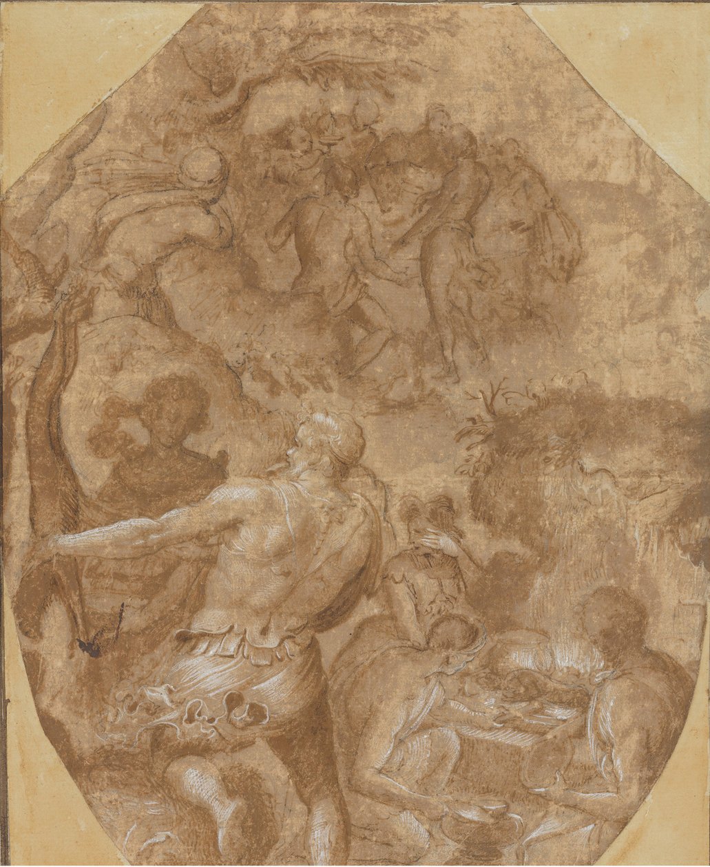 La scoperta del vetro, ca. 1570-72 da Giovanni Maria Butteri