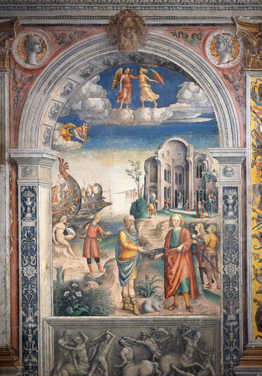 Affresco di Giovanni Maria Falconetto (1468-1535), Sala dello Zodiaco, Palazzo D