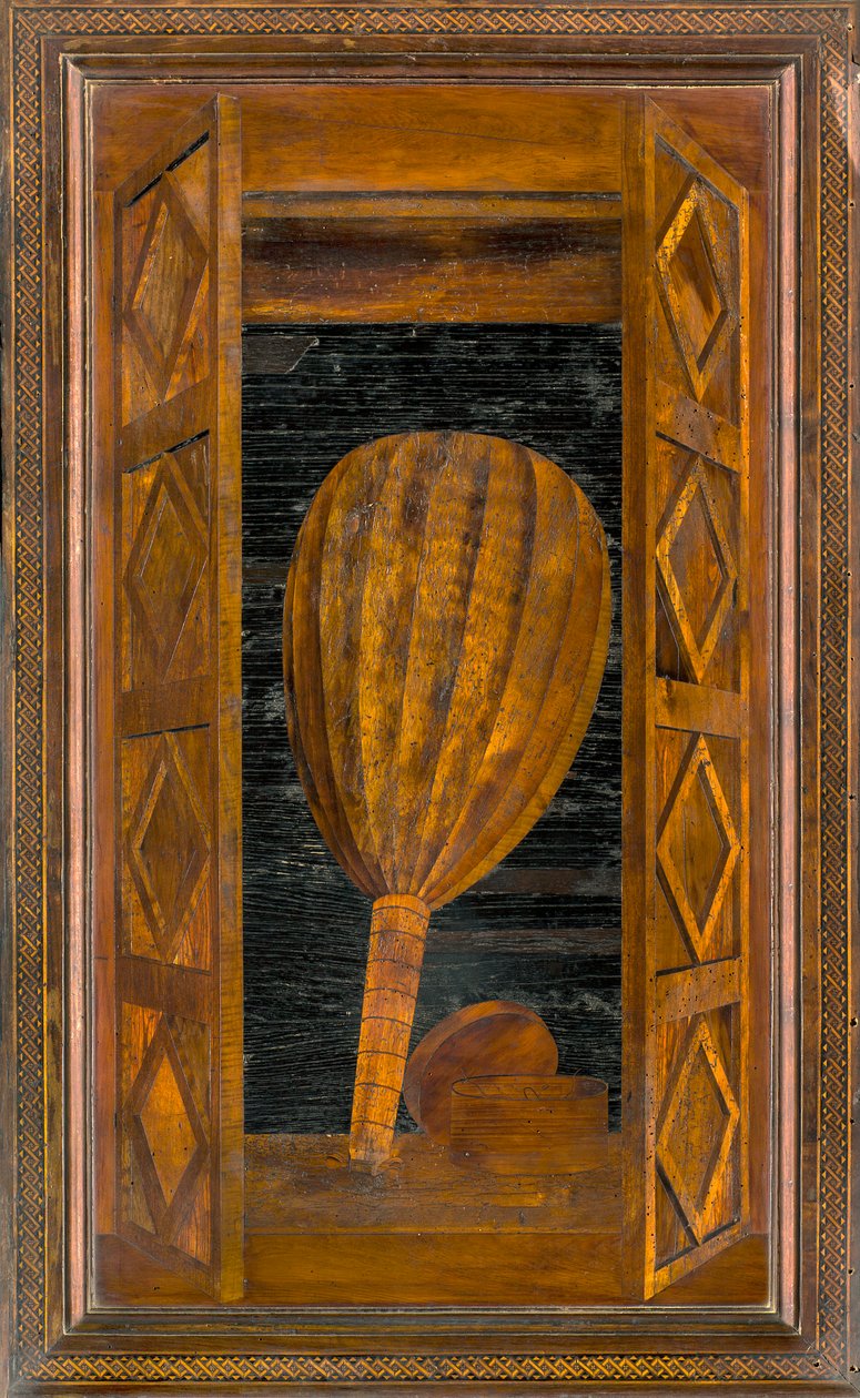 Coro canonico ligneo, intarsiato da Giovanni Maria Platina 1484, stallo superiore da Giovanni Maria Platina