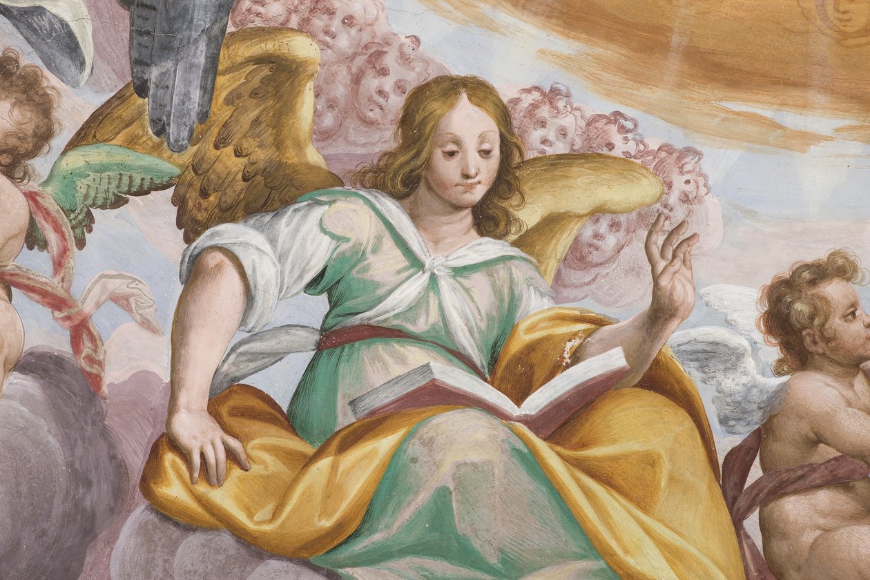 Angelo e putti da Giovanni Mauro della Rovere
