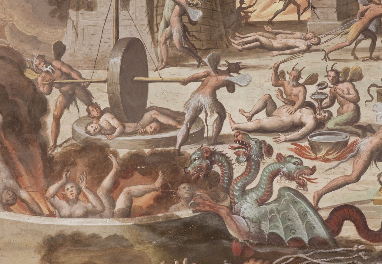 Inferno, 1614 (dettaglio) da Giovanni Mauro della Rovere