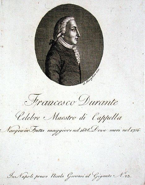 Francesco Durante (1686-1756) da Giovanni Morghen