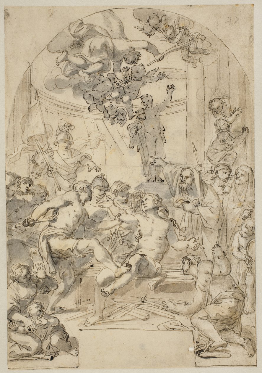 Il martirio di San Lorenzo da Giovanni Odazzi