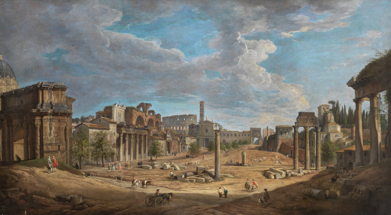 Giovanni Paolo Pannini Forum in Rom da Giovanni Paolo Panini