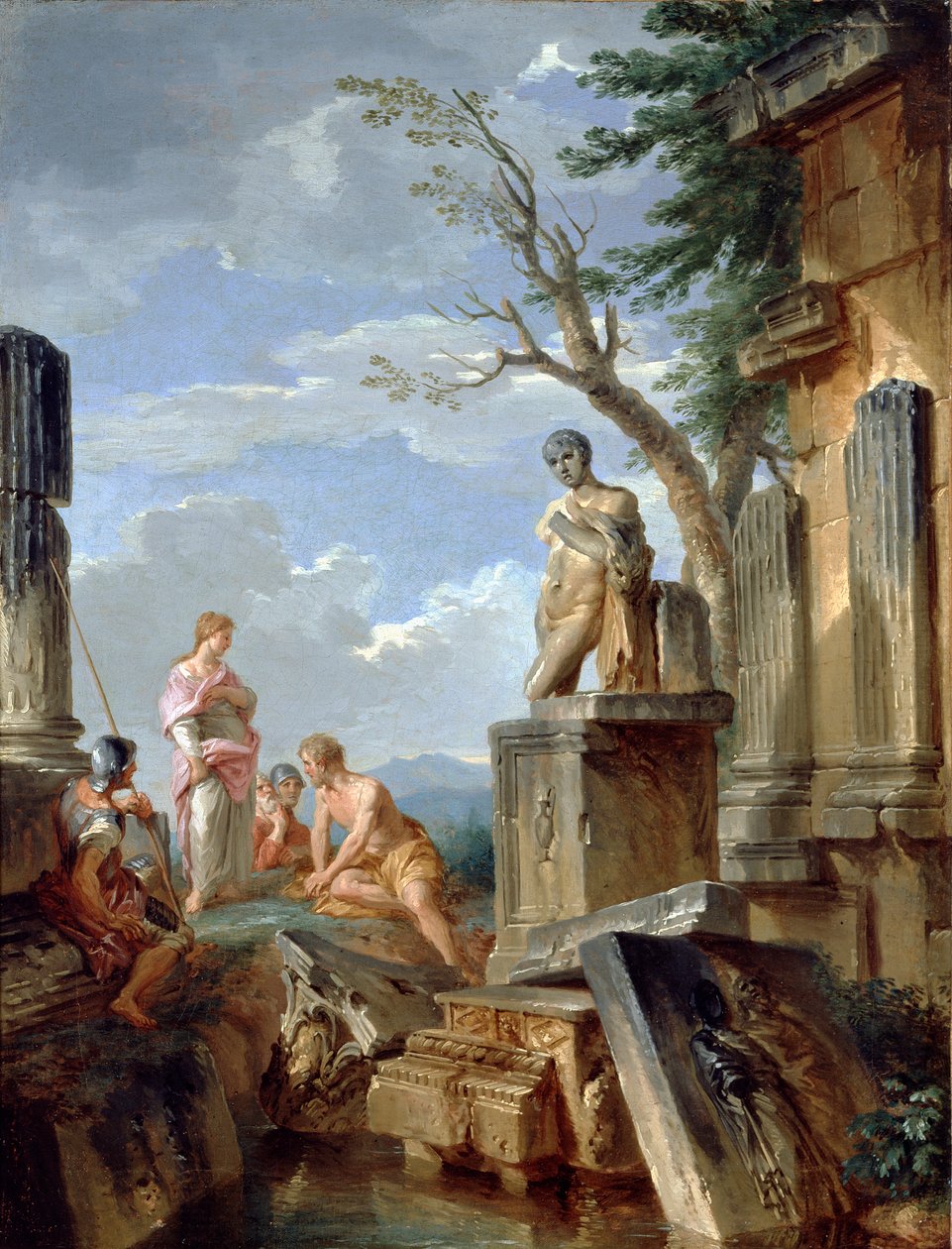 Rovine con una Sibilla e altre figure, c1720 da Giovanni Paolo Panini