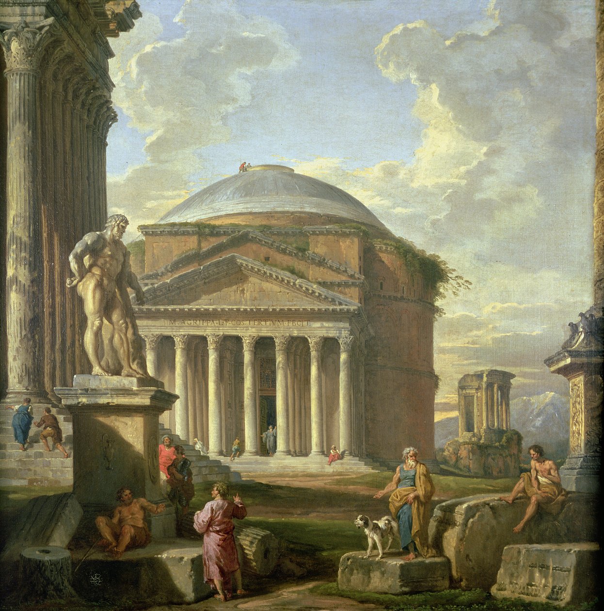 Vista del Pantheon, l