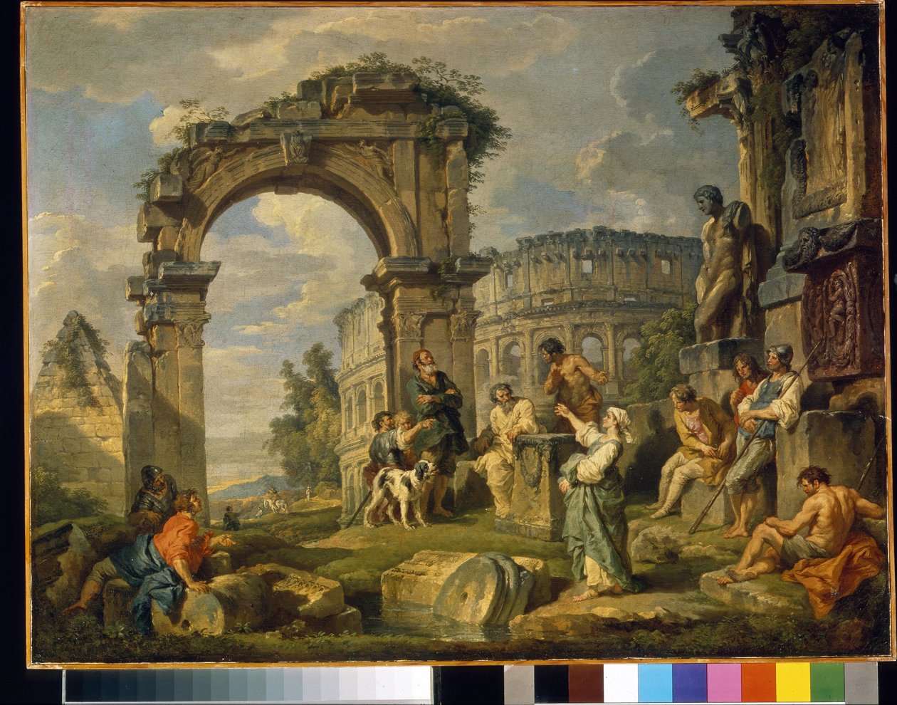 La sibilla di Cuma profetizza la nascita di Cristo da Giovanni Paolo Pannini