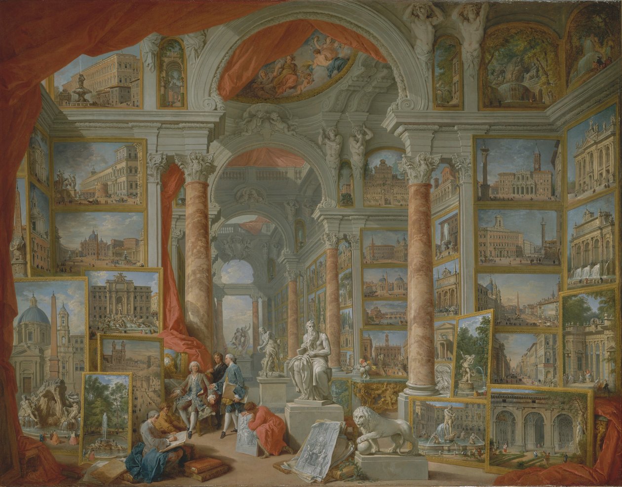 Roma moderna da Giovanni Paolo Pannini
