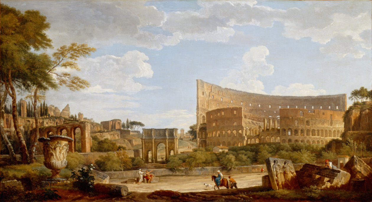Veduta del Colosseo da Giovanni Paolo Pannini