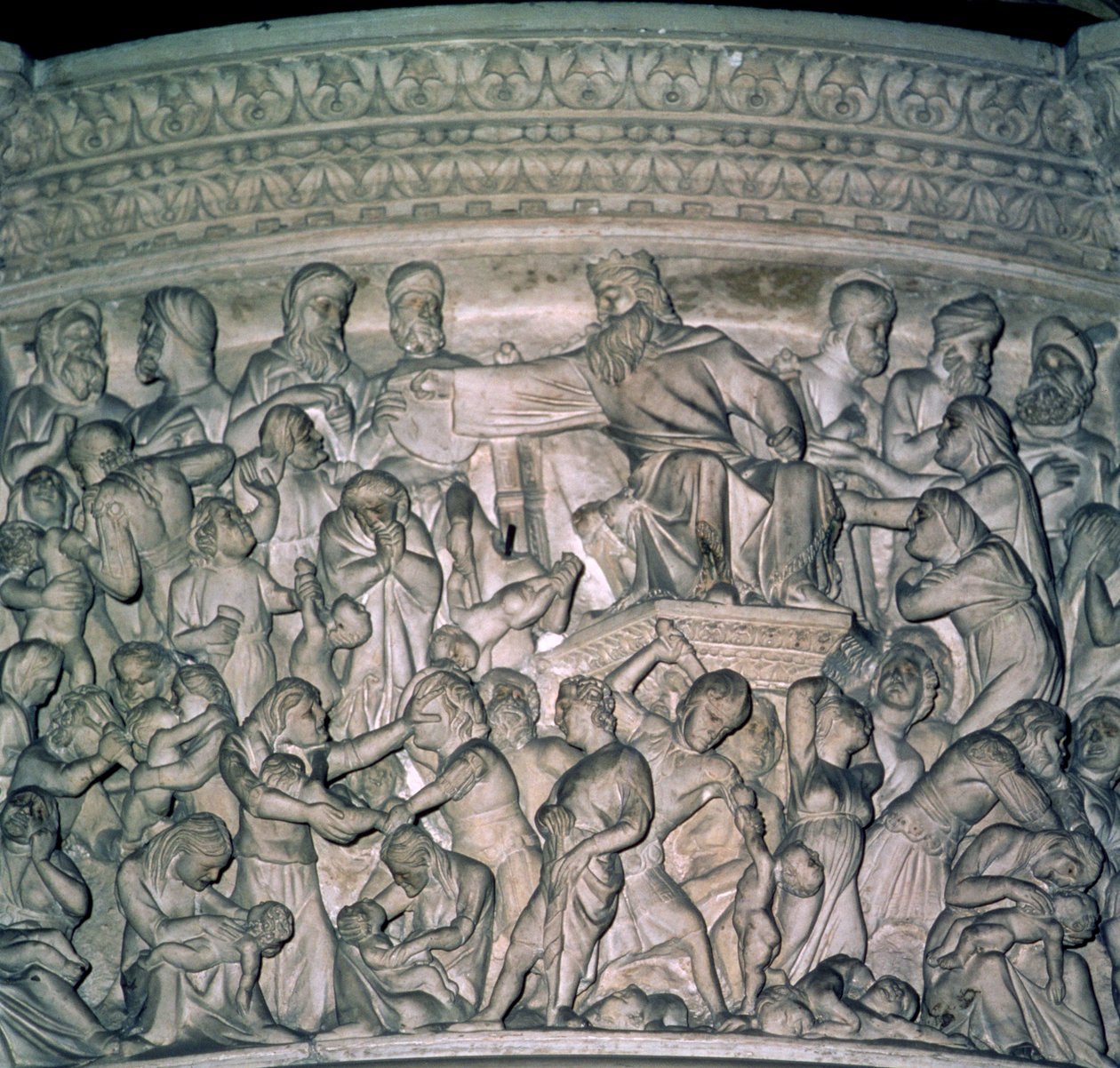 (dettaglio) del Pulpito, 1302-10 da Giovanni Pisano