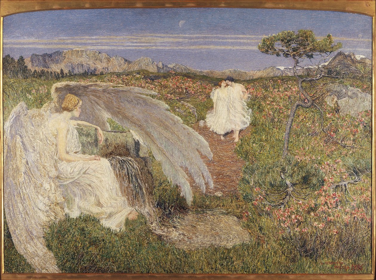 Italia, Amore alla Fontana della Vita da Giovanni Segantini