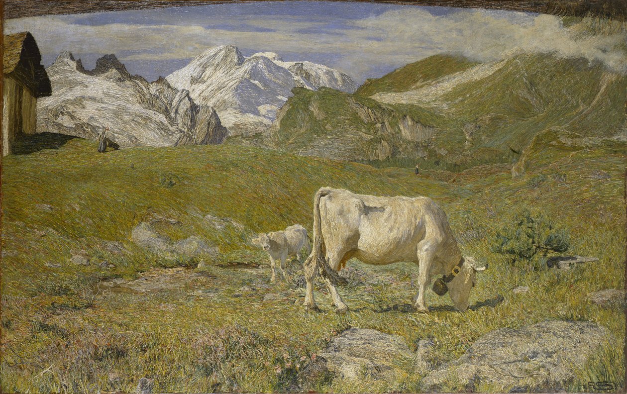 Pascoli di primavera, 1896 da Giovanni Segantini