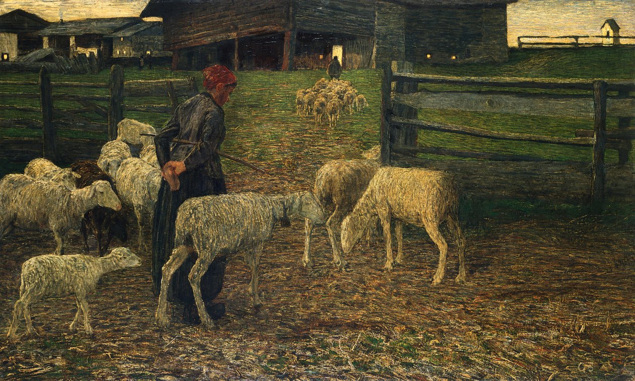 Ritorno al gregge da Giovanni Segantini