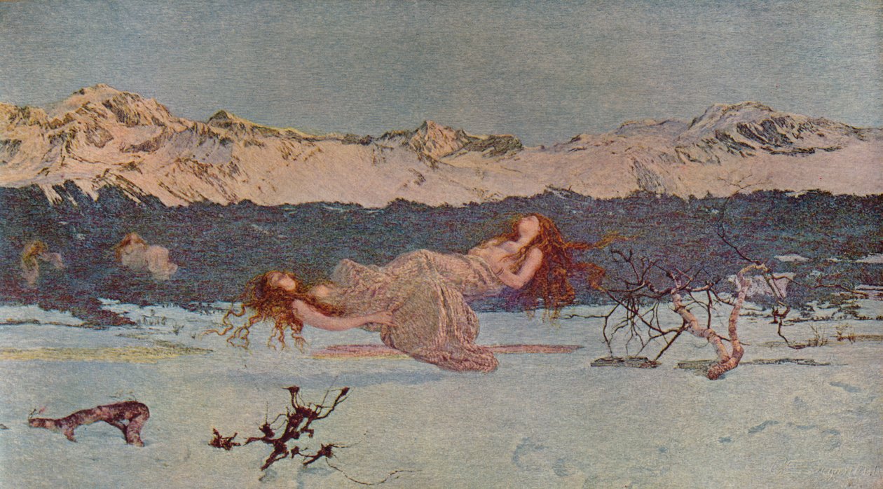 La punizione del lusso, 1891 da Giovanni Segantini
