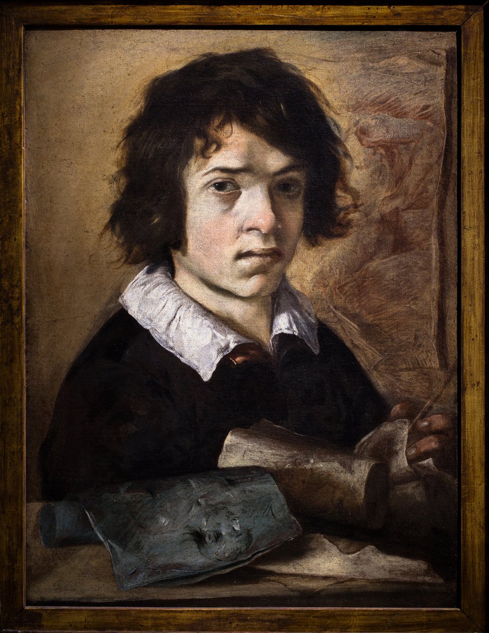Ritratto di giovane disegnatore da Giovanni Serodine