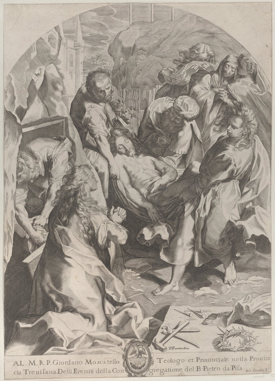 La sepoltura, ca. 1622 da Giovanni Temini