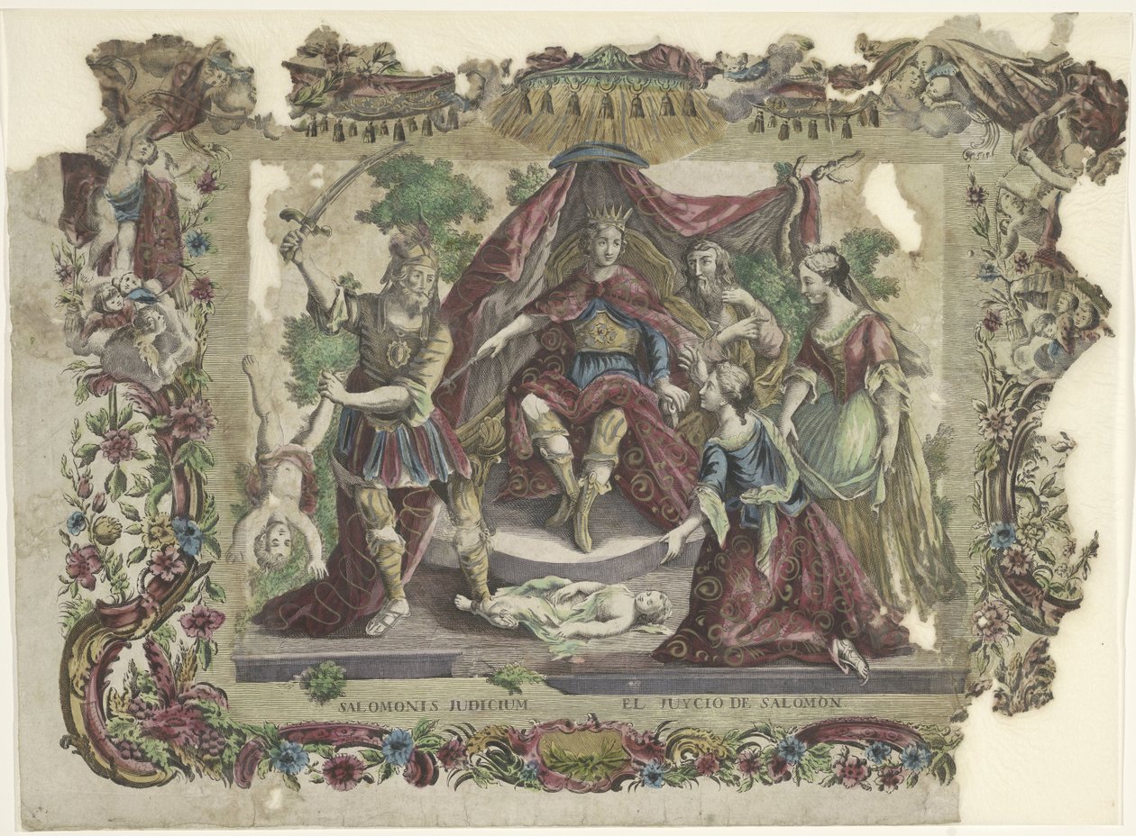 Il giudizio di Salomone da Giovanni Volpato