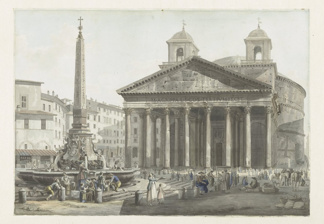 Pantheon a Roma da Giovanni Volpato