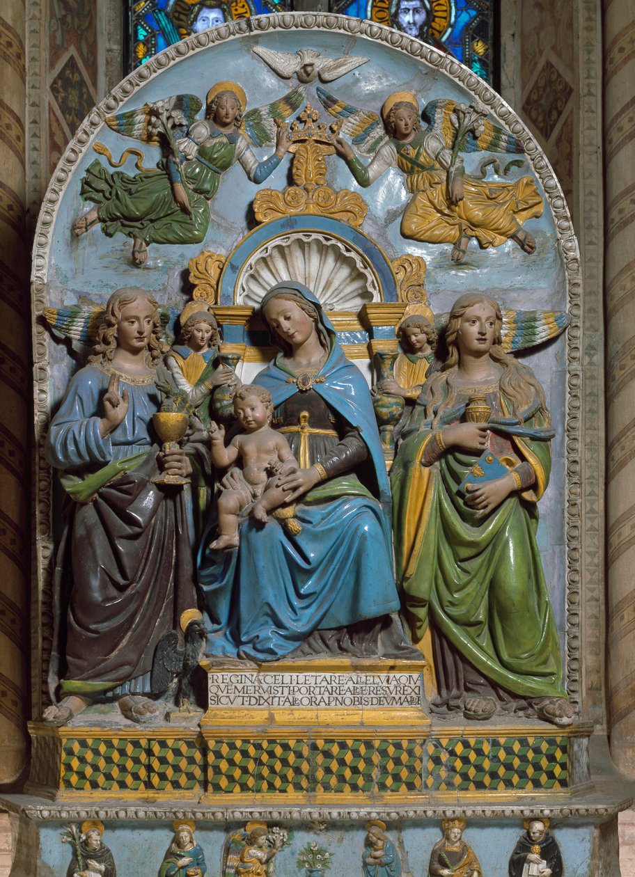 La Vergine e il Bambino con Santa Maddalena e San Giovanni Evangelista da Giovanni della Robbia