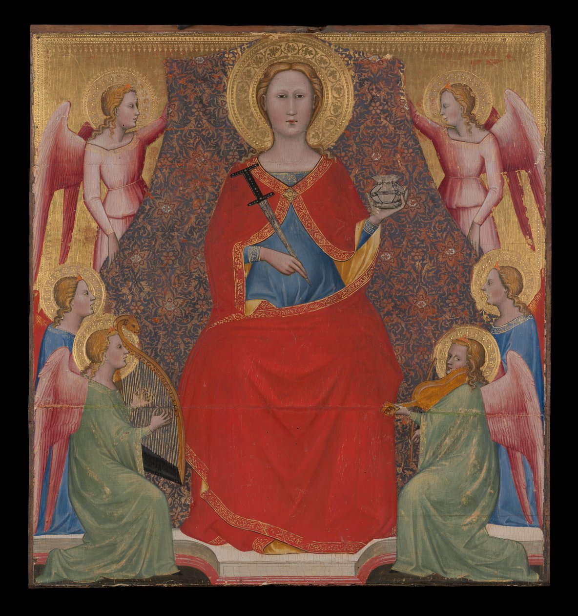 Santa Lucia in trono da Giovanni di Bartolomeo Cristiani