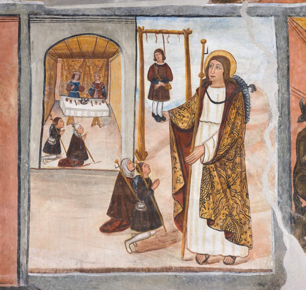 Il miracolo di San Giacomo a Santo Domingo de la Calzada da Giovanni di Cherasco Botoneri