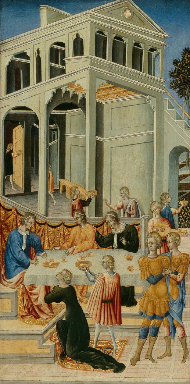 Salomè chiede a Erode la testa di San Giovanni Battista da Giovanni di Paolo