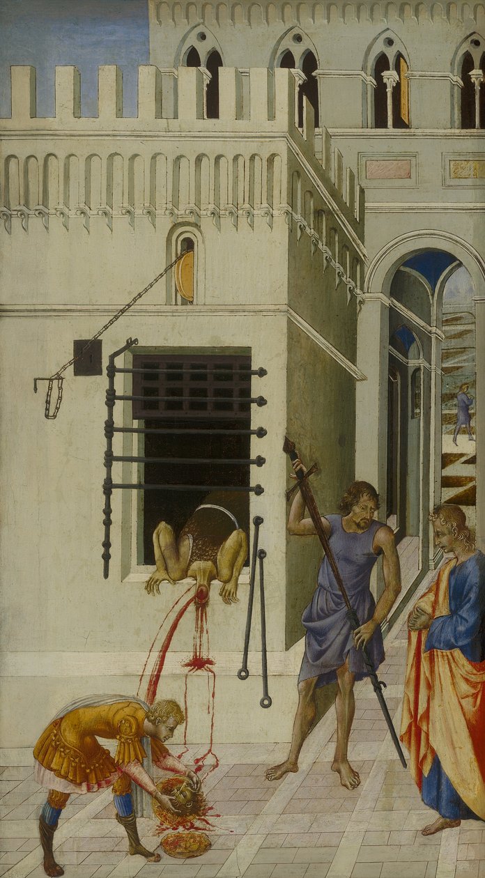La decapitazione di San Giovanni Battista da Giovanni di Paolo
