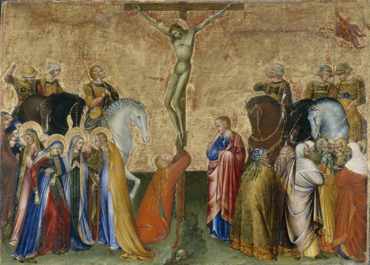 La crocifissione di Cristo da Giovanni di Paolo di Grazia