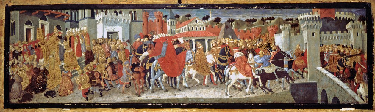 Federico III e Leonora del Portogallo a Roma, 1452 da Giovanni di Ser Giovanni,