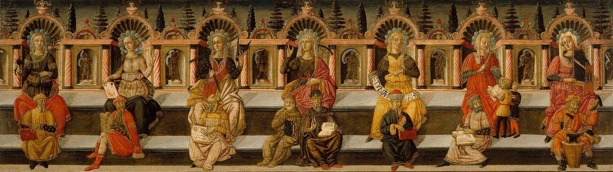 Le sette arti liberali da Giovanni di Ser Giovanni,