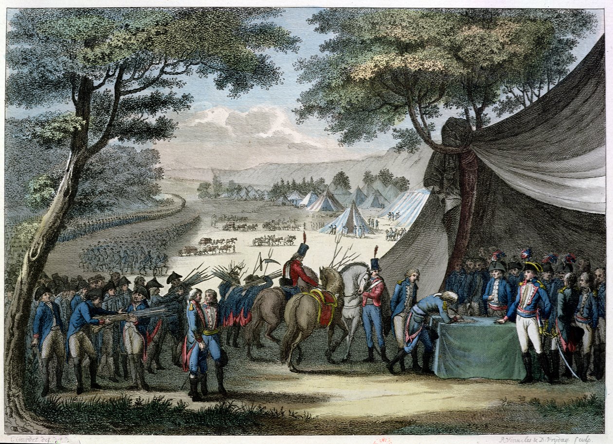 Pacificazione della Vandea da parte del generale Hoche (1768-97) 20 aprile 1795 da Karl Girardet