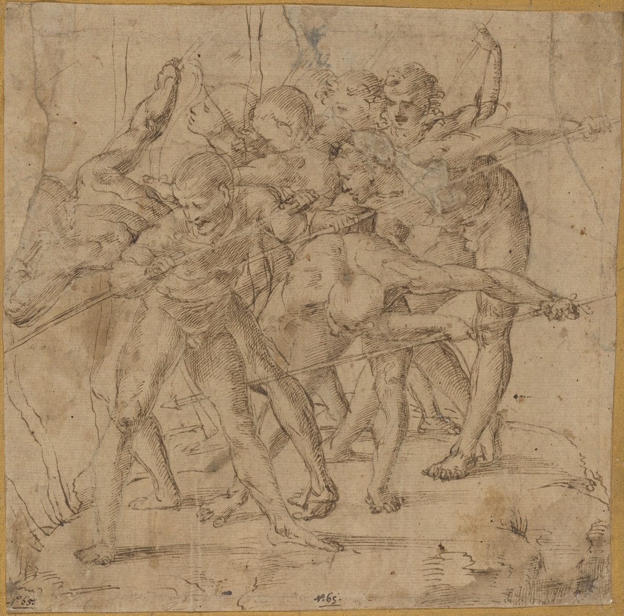 Scena di battaglia da Girolamo Genga