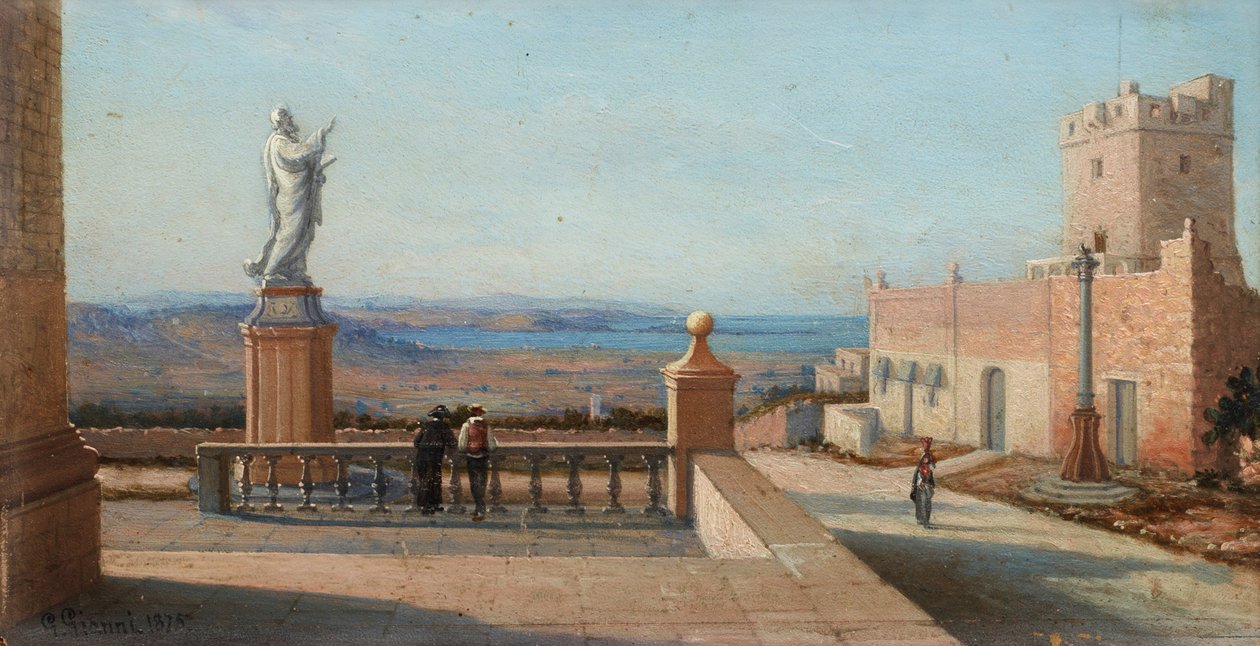 Girolamo Gianni, Veduta di Malta 1875 da Girolamo Gianni