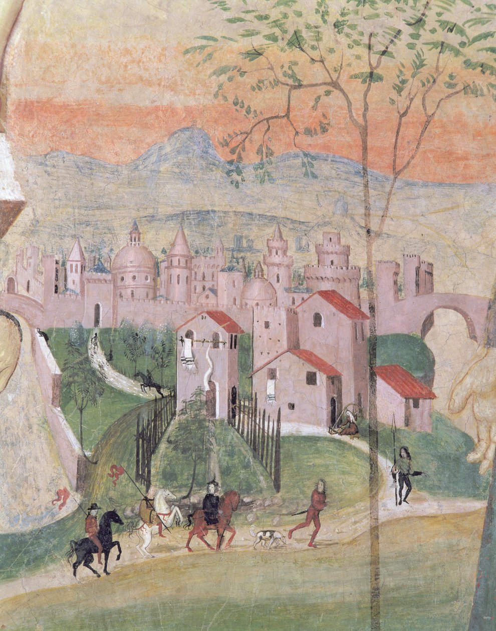 Veduta della città di Prato (dettaglio) da Girolamo Ristori