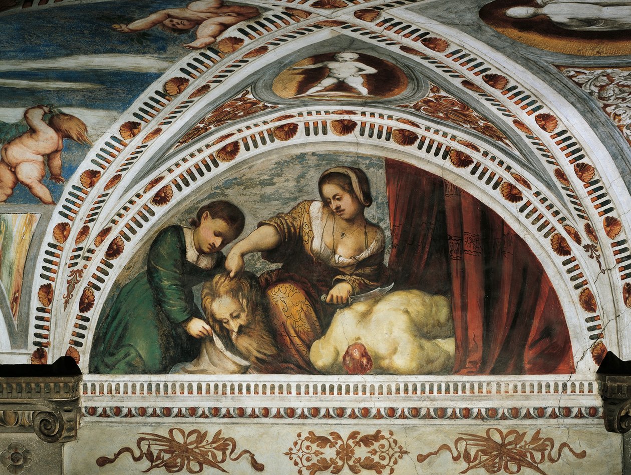 Storia di Giuditta e Oloferne, (dettaglio) da Girolamo Romanino