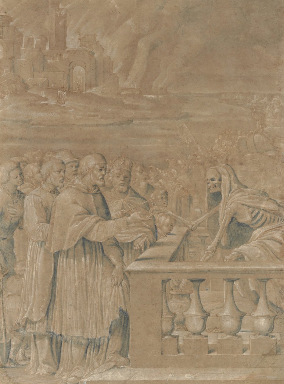 Allegoria del trionfo della morte su Chiesa e Stato, ca. 1538-44 da Girolamo da Treviso