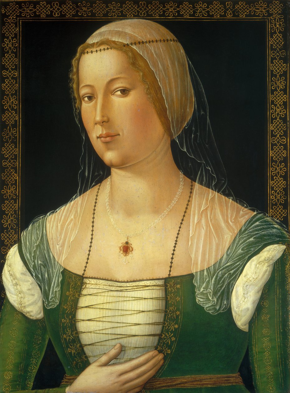 Ritratto di una giovane donna da Girolamo di Benvenuto