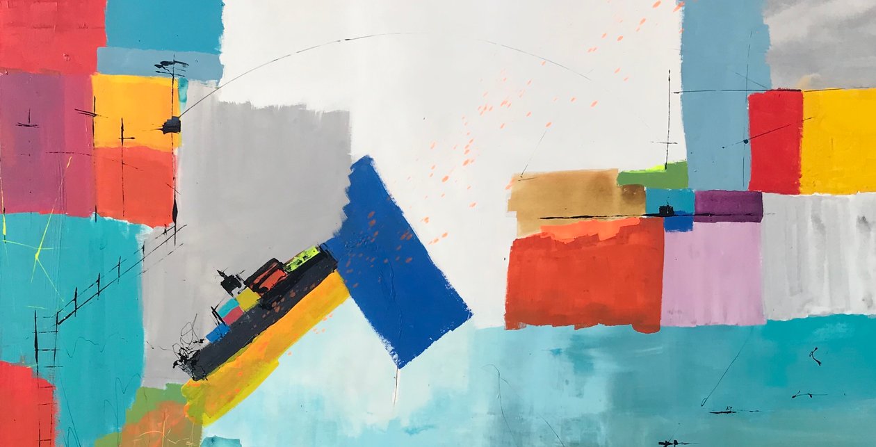 Perché no (acrilico su tela) da Gisela Gaffoglio