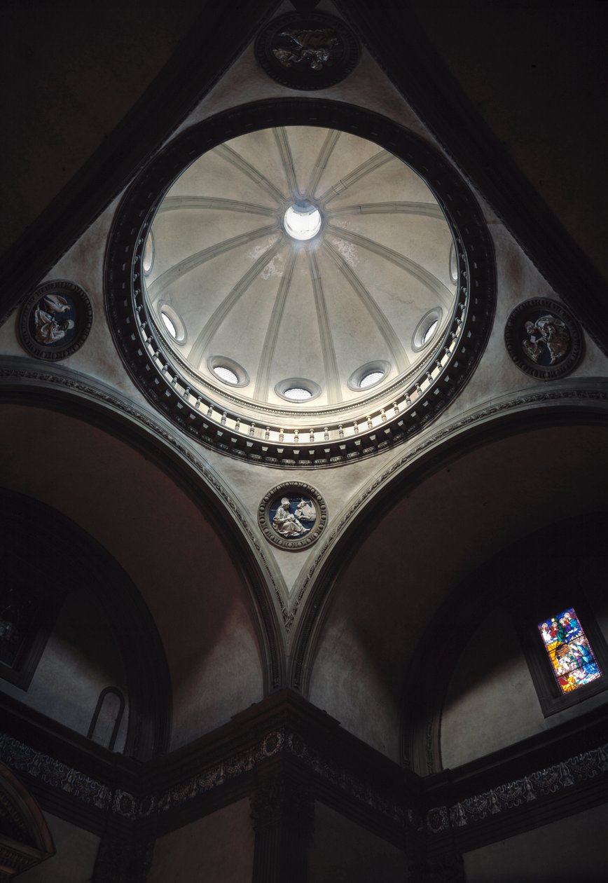 Vista interna della chiesa da Giuliano Giamberti da Sangallo