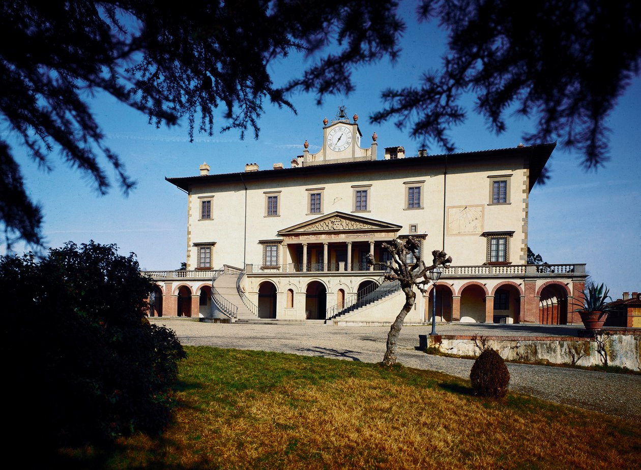 Villa Medici: Vista di Villa Ambra a Poggio a Caiano da Giuliano Giamberti da Sangallo